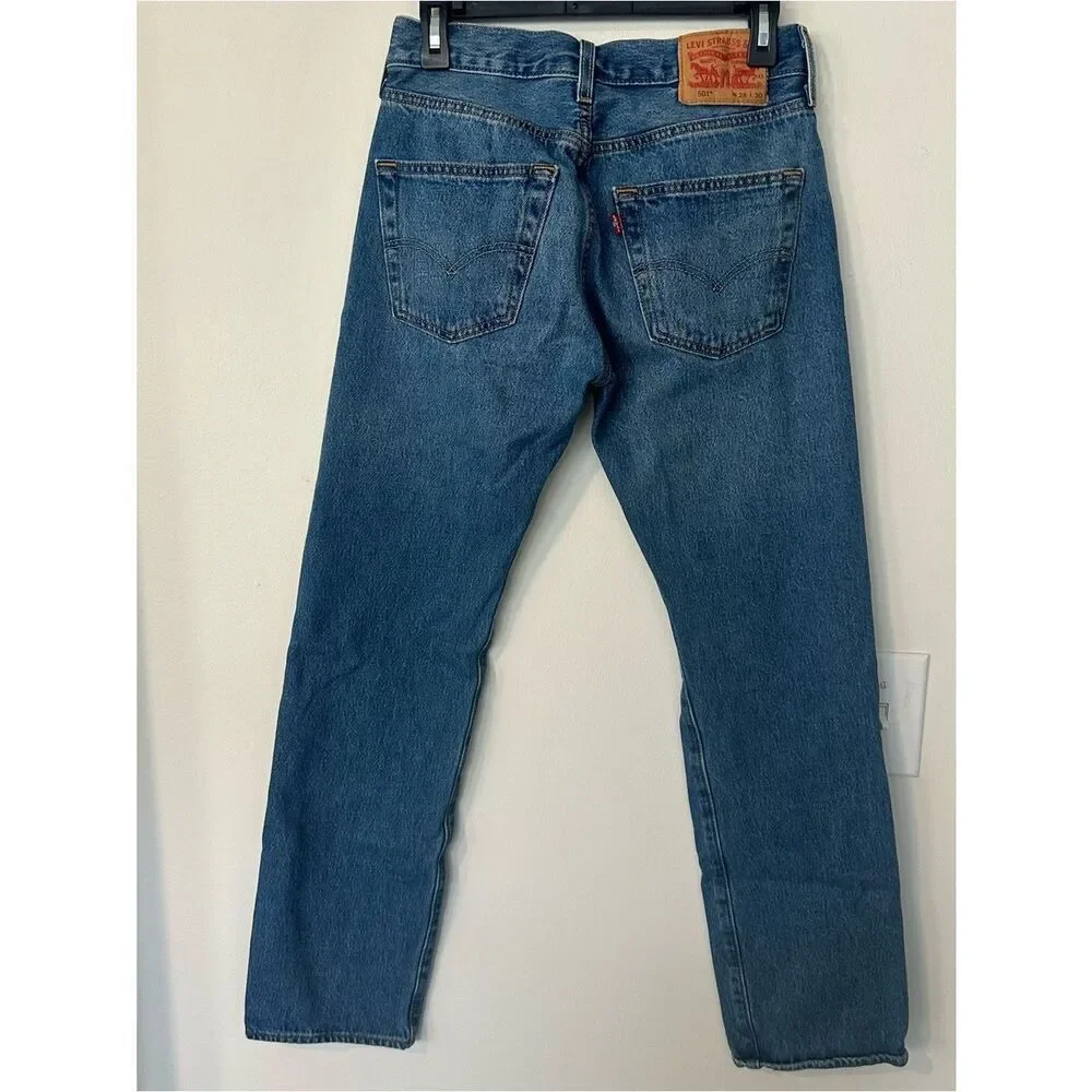 Levi's 501 Original Men's Button Fly Fit Jeans 28/30